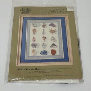 Something Special Shells Shadow Box Counted Cross Stitch Kit 50455